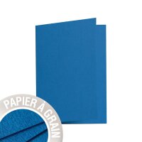 Doppelkarte Grain de Pollen C6, 5er Pack -  azurblau