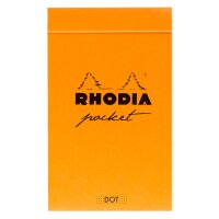 Rhodia Pocket 75x120 40Bl sort dot