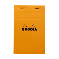 RHODIA Notizblock No. 14, 110 x 170 mm, kariert, orange
