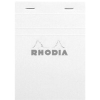 Block Rhodia White A6 kar 80Bl