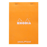 DotPad Rhodia A5 80Bl orange