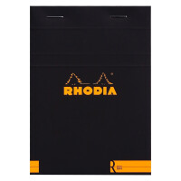 Block Rhodia Basics A6 lin 70Bl schwarz