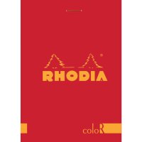 Rhodia coloR 85x120 70Bl lin Mohnb