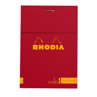 Rhodia coloR 85x120 70Bl lin Mohnb