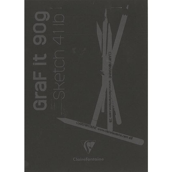 Skizzenblock Graf It A5 80 Blatt 90g/qm Deckblatt: schwarz