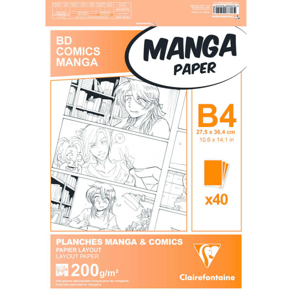 Manga Etui BD/Comic B4 40Bl O 200g