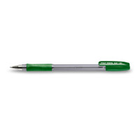 Kugelschreiber e.breit gum.Griff grün