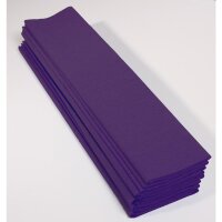 Krepppapier 250x50 violett - 10er Pack