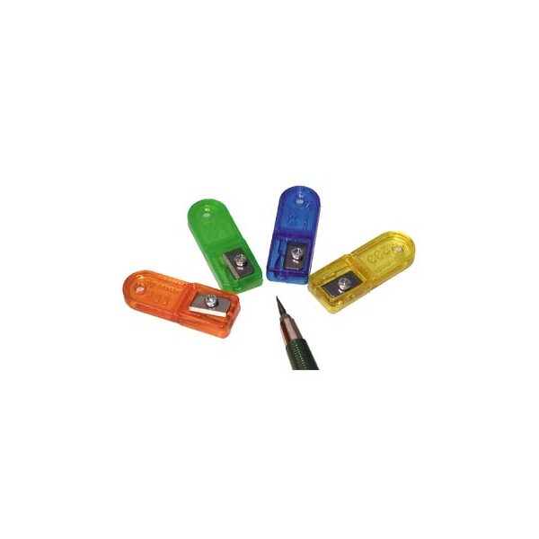 Minenspitzer, Kunststoff-Einfachspitzer für Minen Ø 2 mm, farbig sortiert