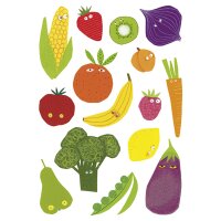 Baby, 6 Bogen A5 Obst+Gemüse