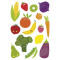 Baby, 6 Bogen A5 Obst+Gemüse