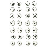 MAILDOR 3D-Sticker - Augen