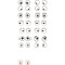 MAILDOR 3D-Sticker - Augen