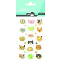 MAILDOR 3D-Sticker - Katzenkopf