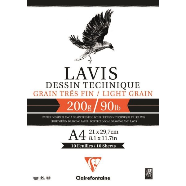 Lavis 200g A3 Block 10Bl.