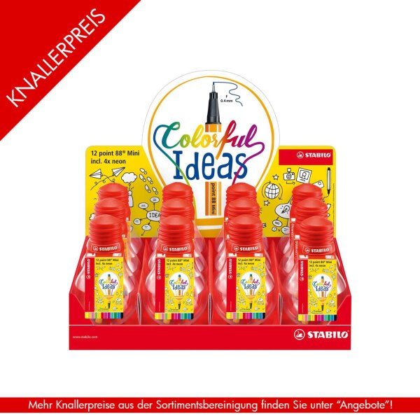 Fineliner STABILO® point 88® Mini Colorful Ideas