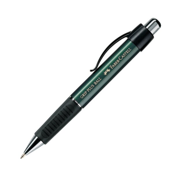 Kugelschreiber Grip Plus Ball M blau - Schaftfarbe: grün
