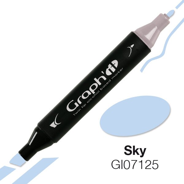 GRAPHIT Alcohol based marker 7125 - Sky