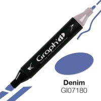 GRAPHIT Layoutmarker Farbe 7180 - Denim