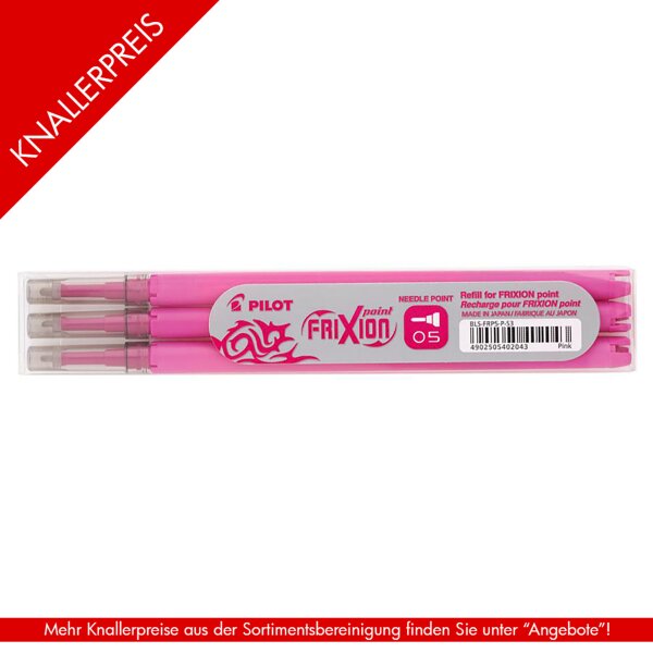 Ersatzmine FriXion Point 0,5mm 3er Set - pink