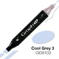 GRAPHIT Alcohol based marker 9103 - Cool Grey 3