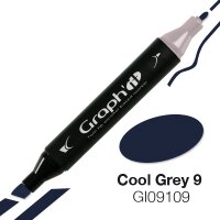 GRAPHIT Alcohol based marker 9109 - Cool Grey 9