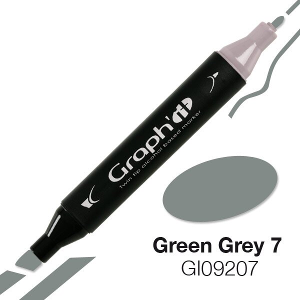 GRAPHIT Alcohol based marker 9207 - Green Grey 7