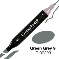 GRAPHIT Layoutmarker Farbe 9209 - Green Grey 9