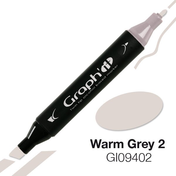GRAPHIT Alcohol based marker 9402 - Warm Grey 2