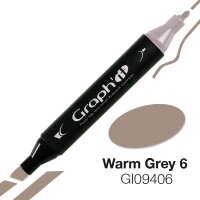 GRAPHIT Alcohol based marker 9406 - Warm Grey 6