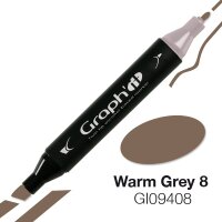 GRAPHIT Alcohol based marker 9408 - Warm Grey 8