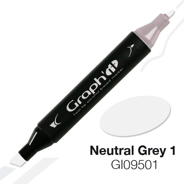 GRAPHIT Alcohol based marker 9501 - Neutral Grey 1