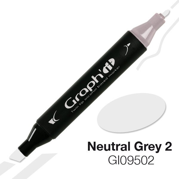 GRAPHIT Alcohol based marker 9502 - Neutral Grey 2