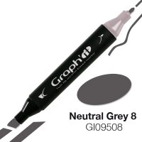 GRAPHIT Alcohol based marker 9508 - Neutral Grey 8
