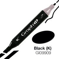 GRAPHIT Layoutmarker Farbe 9909 - Black (K)