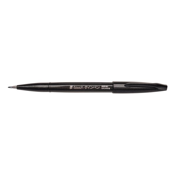 Kalligrafiestift Sign Pen Brush Pinselspitze: 0,2 - 2,0mm - schwarz