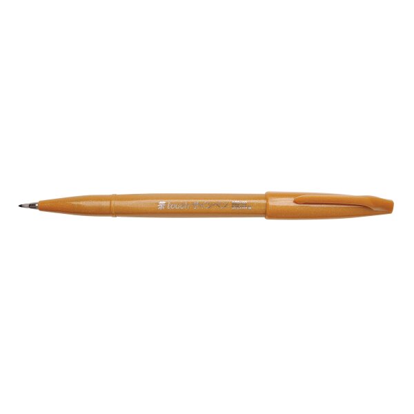 Kalligrafiestift Sign Pen Brush Pinselspitze: 0,2 - 2,0mm - ocker