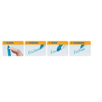 Tintenroller FriXion Ball Clicker 0,7 - blau