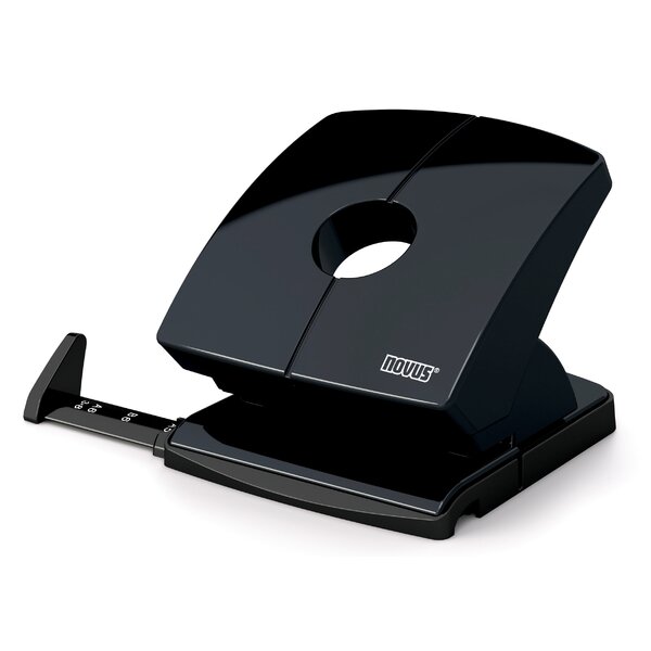 NOVUS B230 Locher 30 Blatt mit Anschlagschiene - schwarz