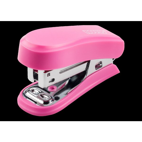 Heftgerät NOVUS Mini 12 Blatt, Einlegetiefe: 20mm pink...