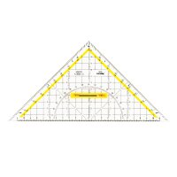 TZ-Dreieck 22,5 cm ohne Facette, mit Tuschenoppen, Plexiglas