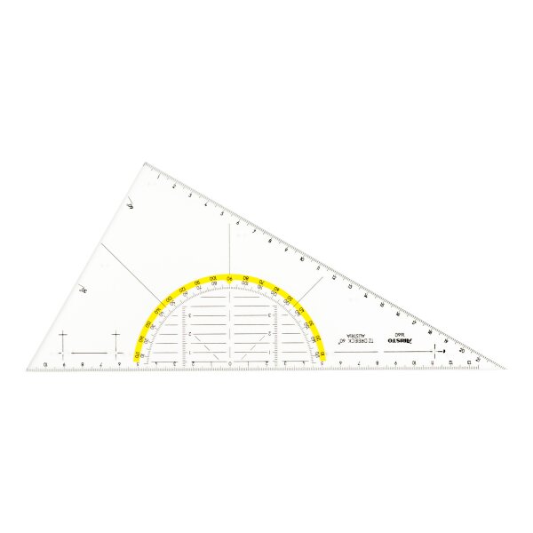 TZ-Dreieck 26 cm ungleichschenklig 60 Grad Winkel, ohne Facette