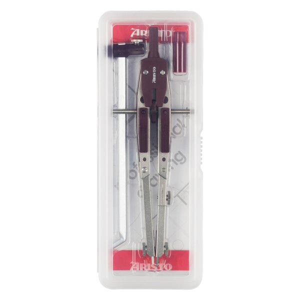 ARISTO Zirkel PROFI mit Schnellverstellung Hebelm, 2...