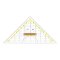 Dreieck TZ 325mm mit Holzgriff Facette und Tuschenoppen