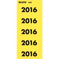 Inhaltsschildchen 2016 100St gelb