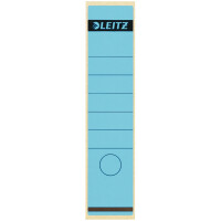 Ordnerrücken-Etikett lang, breit, selbstklebend, 100er BT - blau