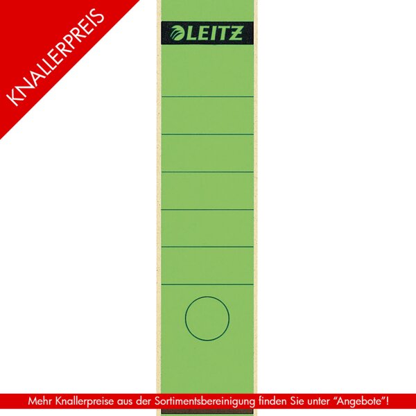 LEITZ Ordnerrücken-Etikett, 61 x 285 mm, lang, breit,...