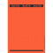 Ordnerrücken-Etikett, lang, breit, für PC, 75 St. - rot