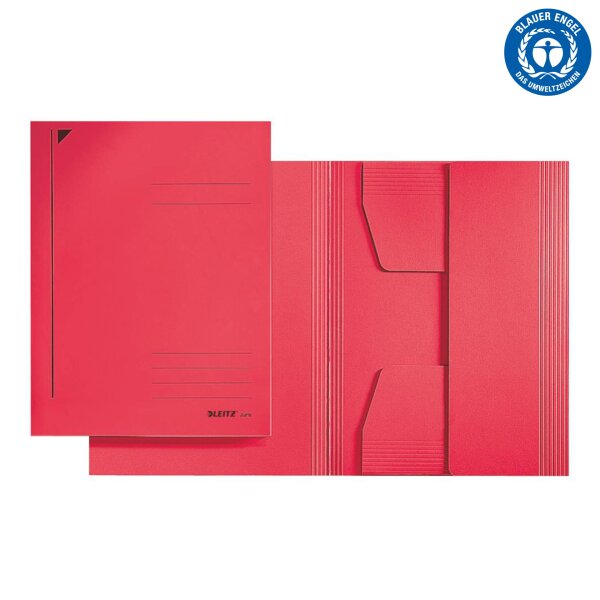 LEITZ Jurismappe, DIN A4, Colorspankarton 320 g/qm, rot