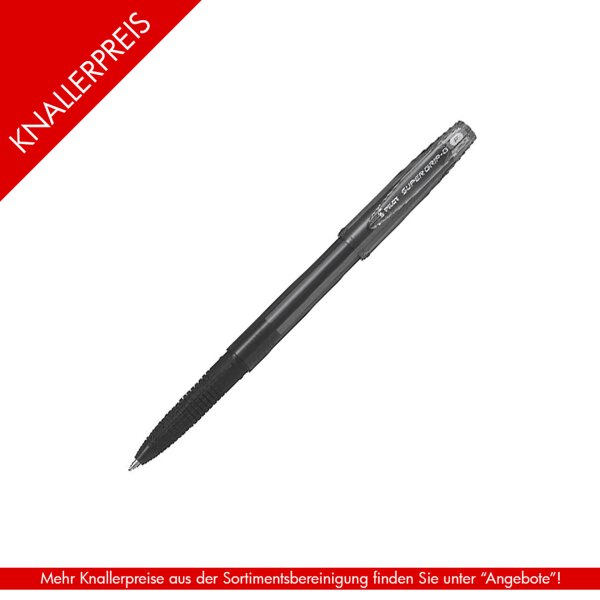 Kugelschreiber Super Grip F schwarz